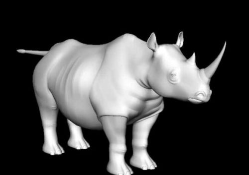 Rhino Lowpoly Animal