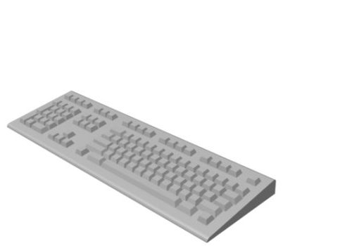 White Computer Classic Keyboard