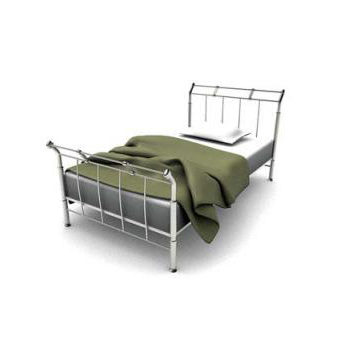 White Metal Single Bed | Furniture