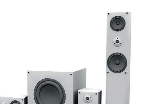 White Color Speaker System