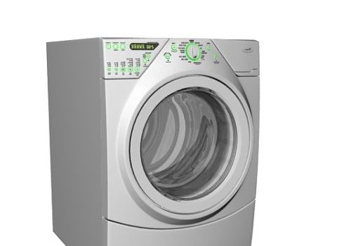 Front-load White Washing Machine
