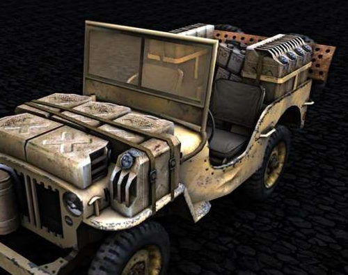 Old Military Jeep