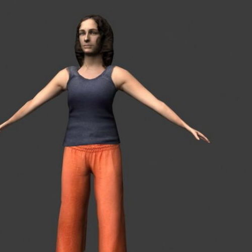 Woman In T-pose | Characters