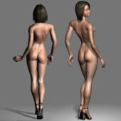 Beauty Woman Lingerie With Rigged | Characters