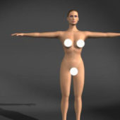Woman Body T Pose | Characters