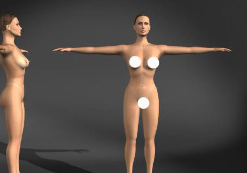 Woman Body T Pose | Characters