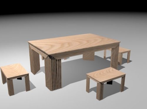 Wooden Dining Table Chair Sets