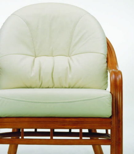 Wood Base Upholstered Armchair | Furniture