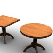 Wood Coffee Ash Wood Table Set Furniture