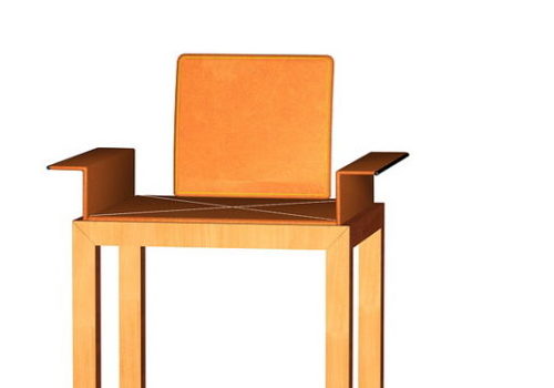 Wood Office Chair Simple Style | Furniture