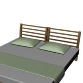 Wood Platform Double Bed | Furniture