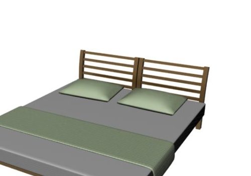 Wood Platform Double Bed | Furniture