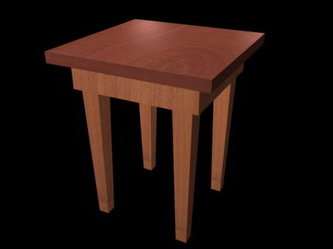 Home Furniture Wood Side Table
