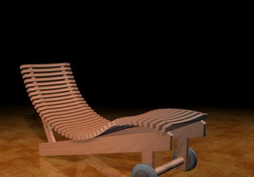 Wood Furniture Sun Lounger