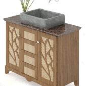 Wooden Bathroom Vanity Furniture V1