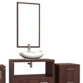 Furniture Wooden Bathroom Vanity Cabinet