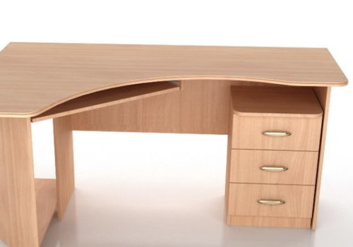 Wooden Pc Desk And Filing Cabinet Furniture