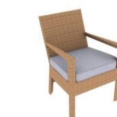 Wooden Frame Leisure Armchair