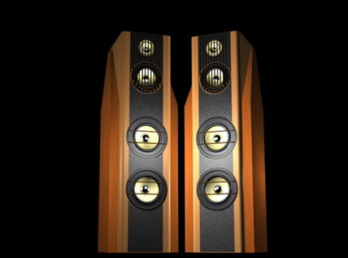 Wooden High-end Stereo Speakers