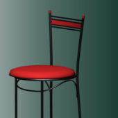 Furniture Wrought Iron Dining Chair