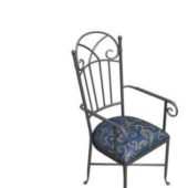 Garden Chair Wrought Iron Material