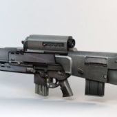 Xm29 Assault Rifle Gun