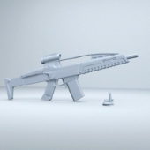 Xm8 Assault Rifle Gun Weapon