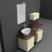 Home Bathroom Vanity Single Sink