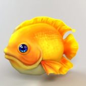Animal Yellow Cartoon Fish