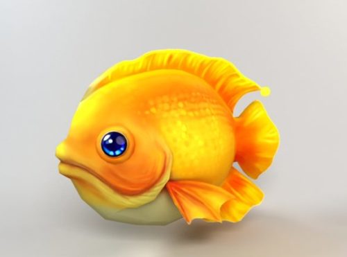 Animal Yellow Cartoon Fish