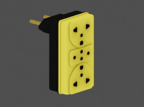 Old Electric Plug Outlet