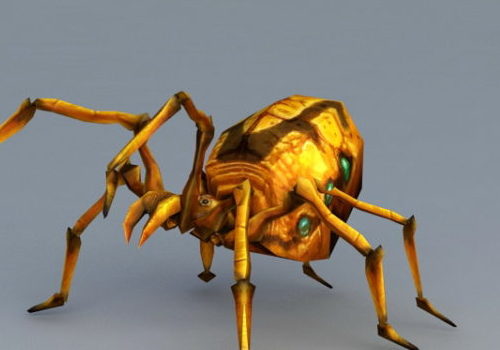 Yellow Spider Monster | Animals