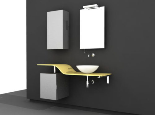 Gray Bathroom Vanity Furniture