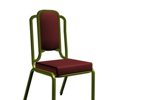 Yellow Metal Side Chair | Furniture