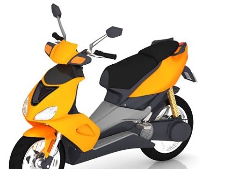 Modern Moped Scooter