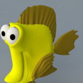 Yellowfish Cartoon Fish