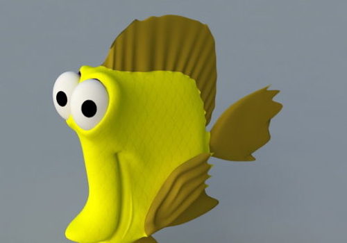 Yellowfish Cartoon Fish
