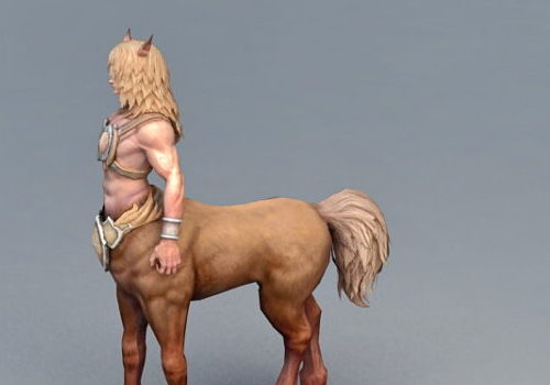 Young Centaur Character Rigged