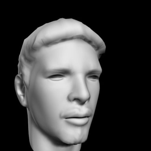 Sculpture Young Man Head | Characters