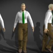 Young Man In Walking Pose | Characters