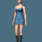 Young Sexual Girl Standing Rigged | Characters