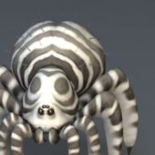 Zebra Spider Game Character