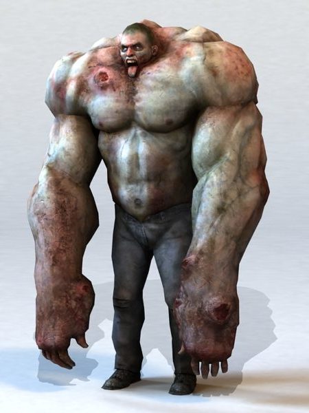 Zombie Hulk Character
