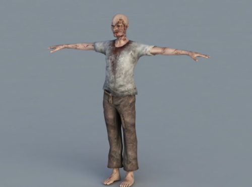 Zombie Man Character