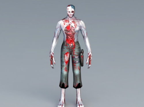 Zombie Rig Game Character