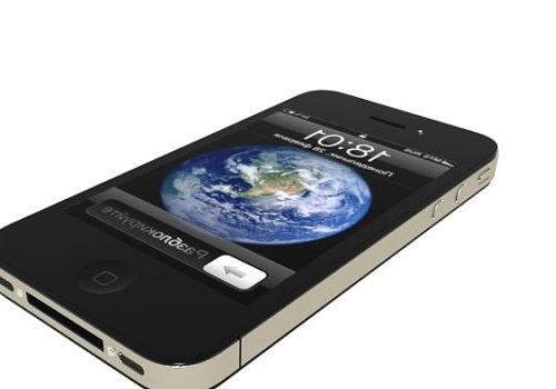 Grey Iphone 4 Smartphone