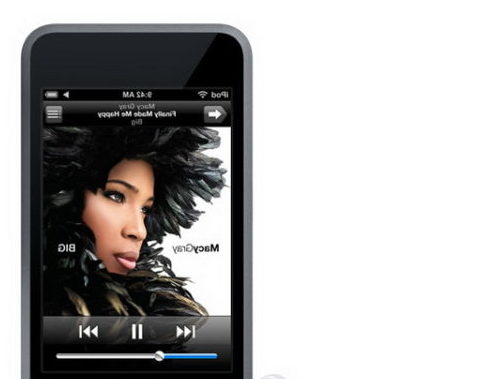 Black Ipod Touch Design With Earbuds