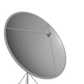 Satellite Television Receiver Dish