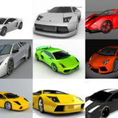 10 Lamborghini Free 3D Car Models – Gallardo, Reventon, Gallardo, Aventador