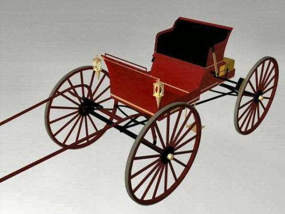 1800s Horse Carriage Cart